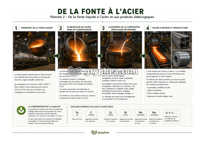 De la fonte à l'acier - gryphea.org